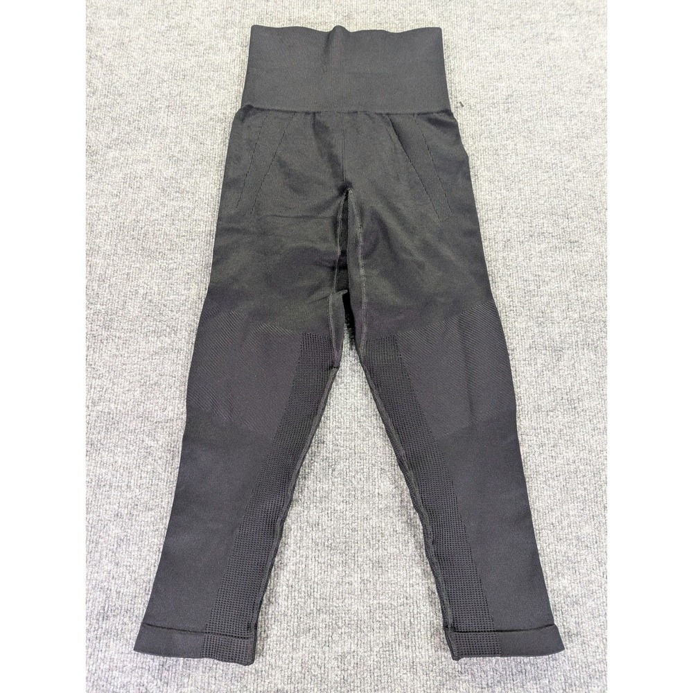 House of Athlete HOA Womens High Waisted Compression Leggings Black Size Large
